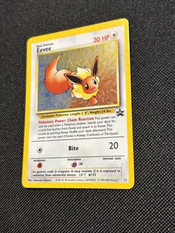 Pokemon TCG Eevee #11 Black Star Holo Promo Card - Image 3