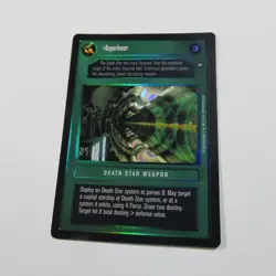 Superlaser FOIL ANH Reflections Star Wars CCG Customizeable Card Game SWCCG - Image 2