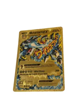 Pokemon M Charizard EX Gold Foil Card - Image 1
