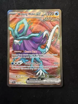 Pokemon TCG Walking Wake EX 189/162 Ultra Rare Temporal Forces NM Holo Card - Image 1