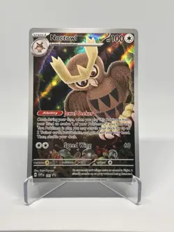 Noctowl / Noctuh SVP 141 SV Black Star Promo NM - Pokemon Card English Near Mint - Image 1
