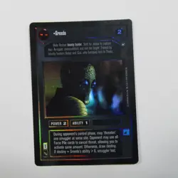 Greedo FOIL - A New Hope Reflections Star Wars CCG Customizeable Card Game SWCCG - Image 1