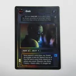 Greedo FOIL - A New Hope Reflections Star Wars CCG Customizeable Card Game SWCCG - Image 2