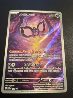 Pokemon TCG Pecharunt 129 Scarlet & Violet Promo Holo Card - Image 1