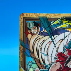 Luffy ONE PIECE Carddass Hyper Battle Holo Trading Card TCG Anime Japan #C365 - Image 3