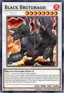 BLGG-EN089 Black Brutdrago Ultra Rare Yu-Gi-Oh! NEW - Image 1