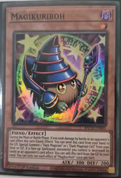 YuGiOh Magikuriboh Super Rare 1st Edition BACH-EN001 - Image 1