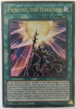 YuGiOh Piercing the Darkness Ultra Rare 1st Edition MP21-EN257 NM - Image 1