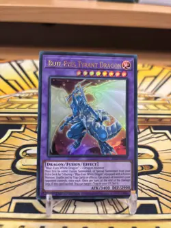 Yugioh Blue-Eyes Tyrant Dragon 25LP-EN019 Ultra Rare - Image 1