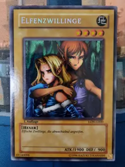 Elfenzwillinge LON-G000 1.Auflage Secret Rare Deutsch NM YUGIOH - Image 1