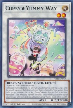 Cupsy Yummy Way JUSH-EN019 1st ED Yu-Gi-Oh! - Image 1
