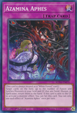 Azamina Aphes SUDA-EN070 1st ED Yu-Gi-Oh! - Image 1