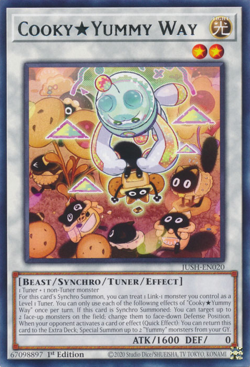 Cooky Yummy Way JUSH-EN020 1st ED Yu-Gi-Oh! - Image 1