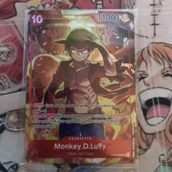 Monkey D. Luffy ST10-006 (Treasure Booster Promo) One Piece TCG Foil SEALED NEW - Image 1