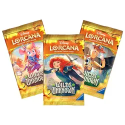 DISNEY LORCANA WILDS UNKNOWN BOOSTER BOX TRADING CARD GAME MANUFACTURE SEALED - Image 2