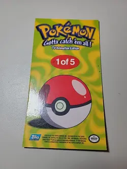 Pokemon Pikachu #25 Topps TV Animation Edition 1 Of 5 Jumbo Card Holo LP - Image 2