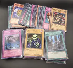 Huge Lot Of Vintage Yu-Gi-Oh Trading Cards Approximately 650 In Tin Rares 1st Ed - Image 3