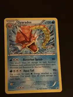 Pokemon TCG Shiny Gyarados Red Black Star Promo Card XY109 Holo - Image 2