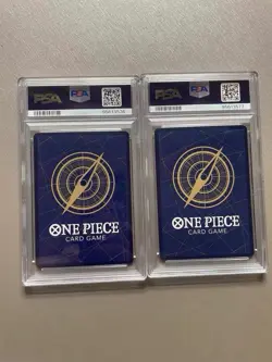 PSA 10 ONE PIECE Card Game 2nd Anniversary Parallel Promo 2Card Set Zoro Nami OP - Image 2