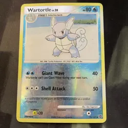 Wartortle 75/132 Reverse Holo Secret Wonders Stage 1 80 HP Pokemon TCG Card LP - Image 1