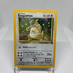 1999 Pokemon TCG Jungle Kangaskhan Holo Card 5/64 - Image 1
