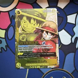 Monkey.D.Luffy (Winner Pack 2026 Vol. 2) One Piece Promotion Cards P-106 NM Foil - Image 1