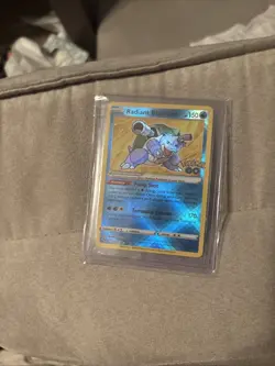 Pokemon TCG Radiant Blastoise Holo Card 018/078 - Image 1