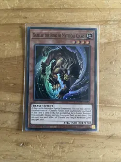 Gazelle The King Of Mythical Claws DUNE-EN003 Super Rare 1st Edition YuGiOh Card - Image 1