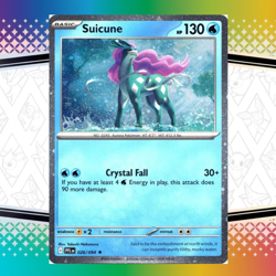 Suicune 026/094 Cosmos Holo (Phantasmal Flames) Near Mint Pokemon Card - Image 1