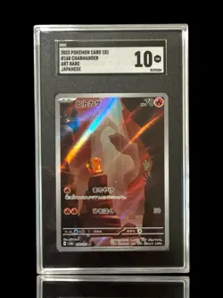 🔥Charmander 168/165: Pokemon Card 151~Japanese GRADE 10! FAST SHIP~SHOOT OFFER - Image 1