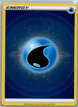 Water Energy (2022 Unnumbered) Holo SWSH09: Brilliant Stars - Pokemon Card - NM - Image 1