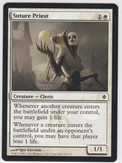 2011 New Phyrexia Suture Priest Expansion/Common #25 - Image 1