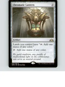Chromatic Lantern 233 Rare Guilds of Ravnica Lightly played b1-114 MTG - Image 1