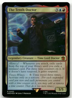 The Tenth Doctor #3 (Foil) (NM) Doctor Who WHO Magic MTG - Image 1