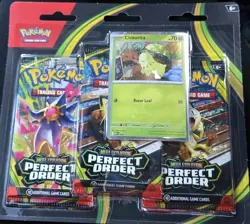Pokemon Perfect Order 3 Pack Sealed Booster Blister - Image 3