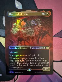 The Lord of Pain (Borderless) 3 M Commander: Duskmourn FOIL NM MTG - Image 1