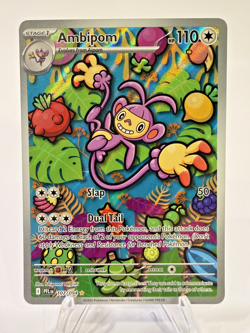 Ambipom 107/094 Illustration Rare Pokemon TCG Phantasmal Flames NM - Image 1
