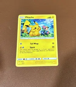 Pikachu (#29) 29/30 Common SM Trainer Kit: Lycanroc & Alolan Raichu Pokemon NM - Image 1