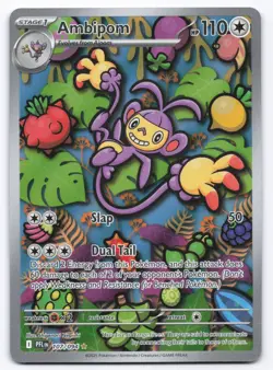 Pokemon TCG Ambipom 107/094 Phantasmal Flames NM - Image 1