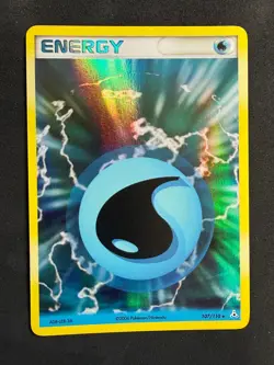 POKEMON UNGRADED WATER ENERGY 107/110 HOLO R HOLON PHANTOMS NM - Image 2
