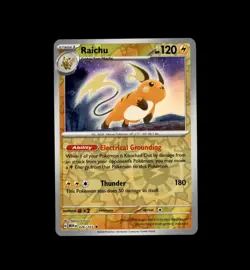 Raichu 026/165 Rare 151 Pokemon Reverse Holo Near Mint - Image 1
