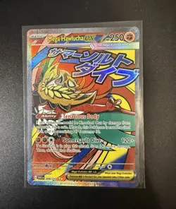 Pokemon TCG Mega Hawlucha EX 268/217 Ascended Heros NM - Image 1