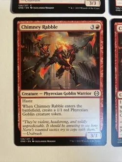 4x Mtg Phyrexia All Will Be One Chimney Rabble NM/M Magic The Gathering - Image 2