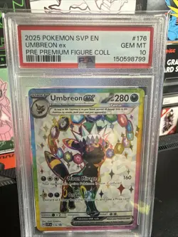 Pokemon Umbreon ex 176 Scarlet & Violet Promo Holo English PSA 10 - Image 1