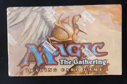 Urza's Saga Booster Box English MTG USG factory sealed Box & Torn Shrink Damage 742818060127 - Image 1