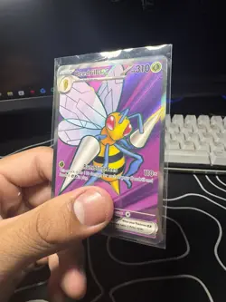 Pokemon TCG Beedrill EX Full Art Chaos Rising English 098/086 NM - Image 3