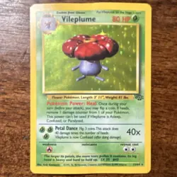 Vileplume Jungle Holo Rare 15/64 1999 English 80 HP Pokemon TCG [MP] - Image 1