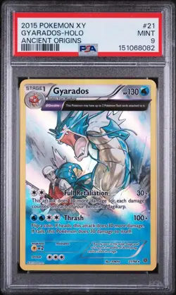 POKEMON 2015 GYARADOS HOLO XY ANCIENT ORIGINS - PSA 9 - Image 3