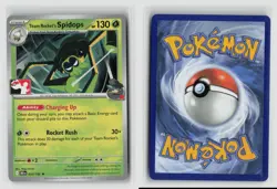 Team Rocket's Spidops #020/182 Prize Pack Rare Pokemon TCG NM - Image 3