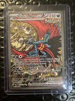 Pokemon Roaring Moon ex SIR Full Art Sv: Prismatic Evolutions Holo 162/131 230 - Image 1